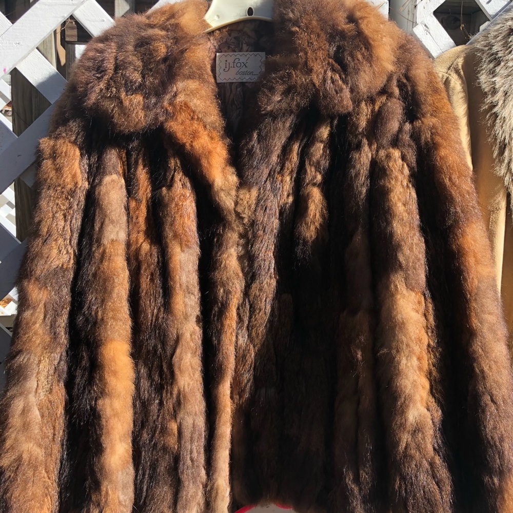 Vintage IJ Fox gorgeous women’s real opossum jacket